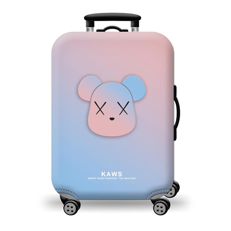 ΚΆΛΥΜΜΑ ΒΑΛΊΤΣΑΣ LARGE AMBER COLORFUL KAWS AM704-03