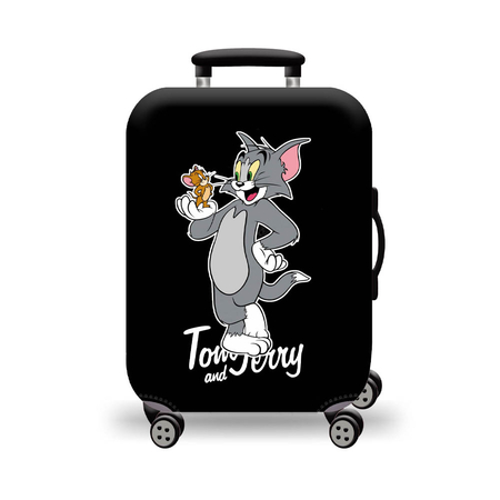 Κάλυμμα Βαλίτσας Small AMBER Black Tom and Jerry